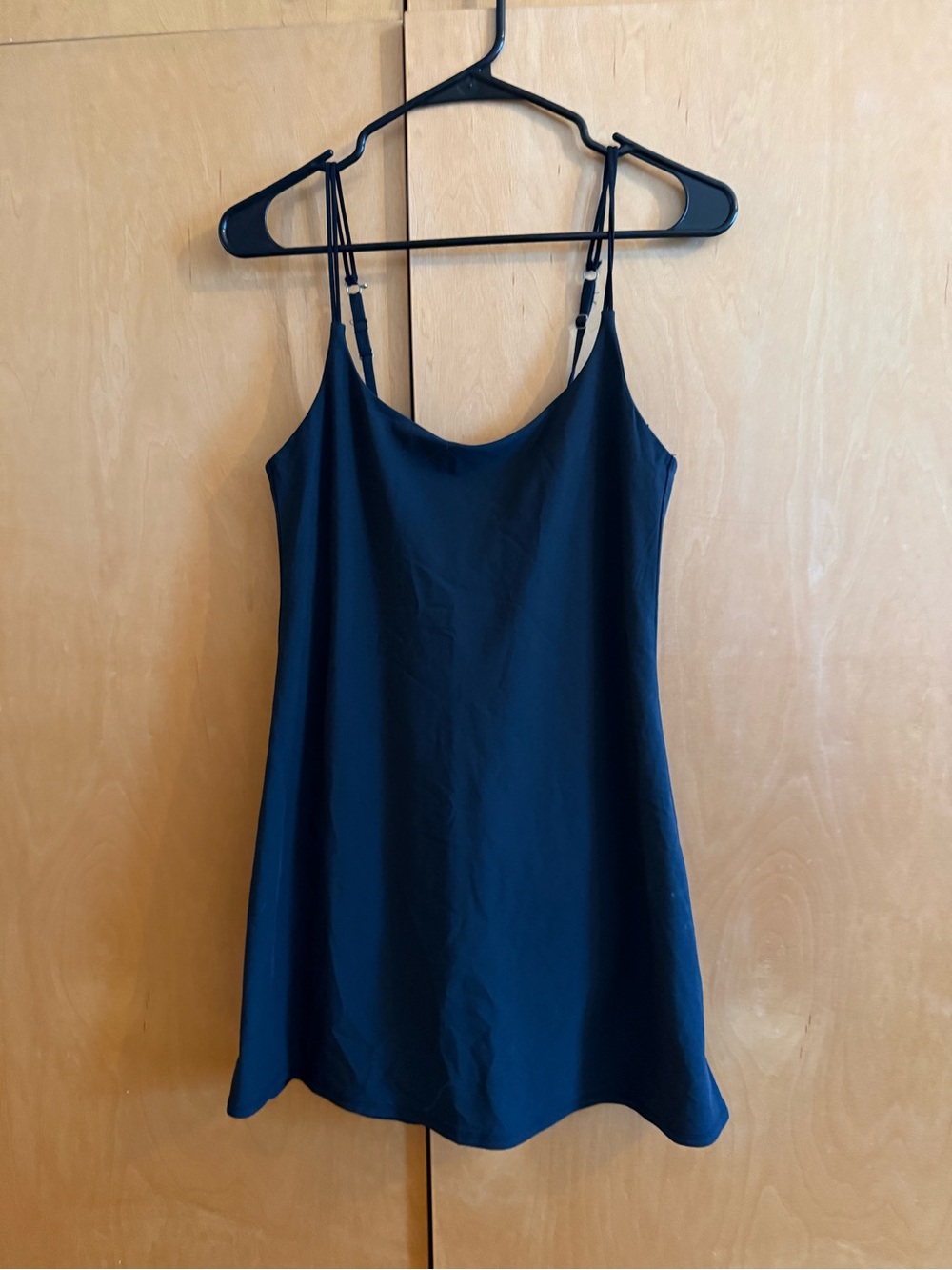 Abercrombie & Fitch Black Slip Mini Dress